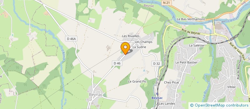 localisation de l'entreprise SCI BUISSON J L F à BEYNAC