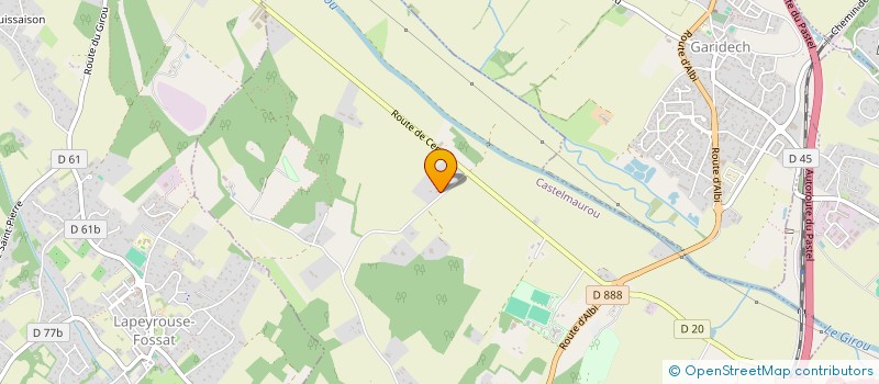 localisation de l'entreprise SCI BUISSON JACOBINS  CASTELMAUROU