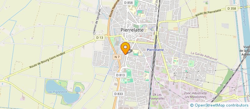 localisation de l'entreprise SCI BUISSON PARADIS à PIERRELATTE