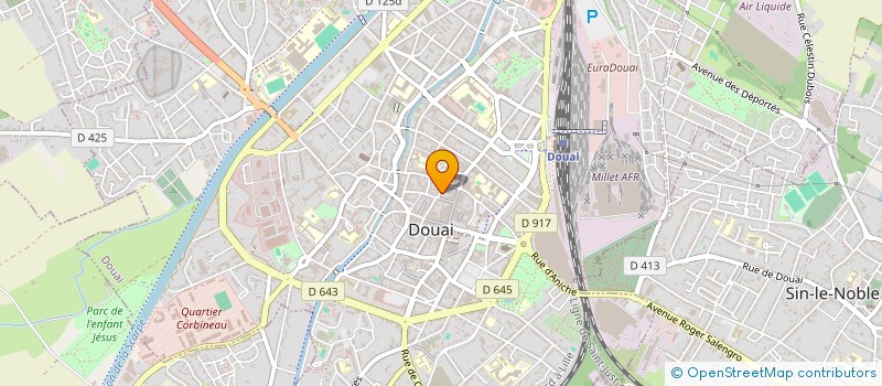 localisation de l'entreprise SCI BUISSONET à DOUAI