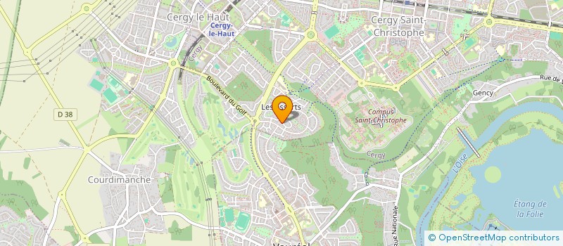 localisation de l'entreprise SCI BUKUDJIAN  CERGY