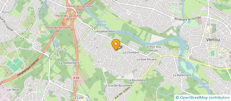 localisation de l'entreprise SCI BULAD STAL INVEST  VERTOU