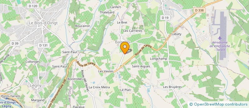 localisation de l'entreprise SCI BULBY  BAGNOLS