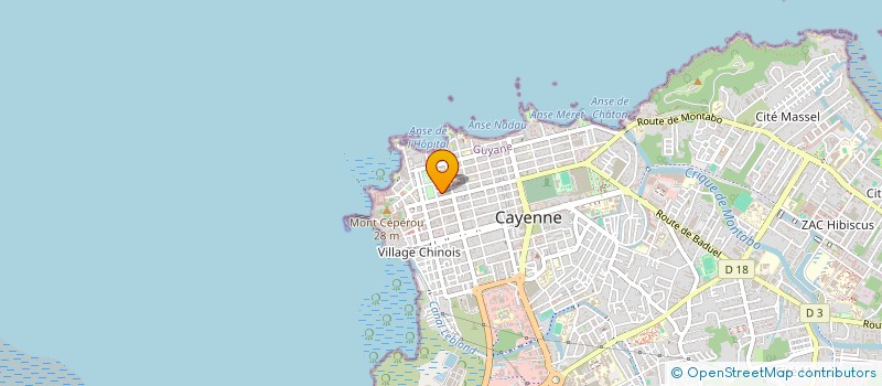 localisation de l'entreprise SCI BULDING FAMILY  CAYENNE