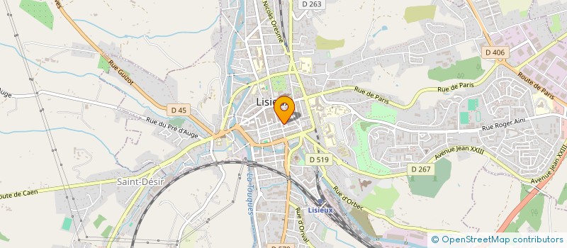 localisation de l'entreprise SCI BULE à LISIEUX