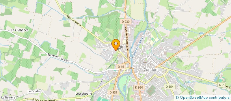 localisation de l'entreprise SCI BULFONI  CONDOM