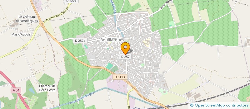 localisation de l'entreprise SCI BULIUS  BOUILLARGUES