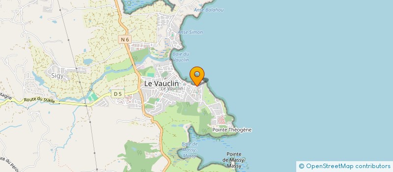 localisation de l'entreprise SCI BULLAGOGO  LE VAUCLIN