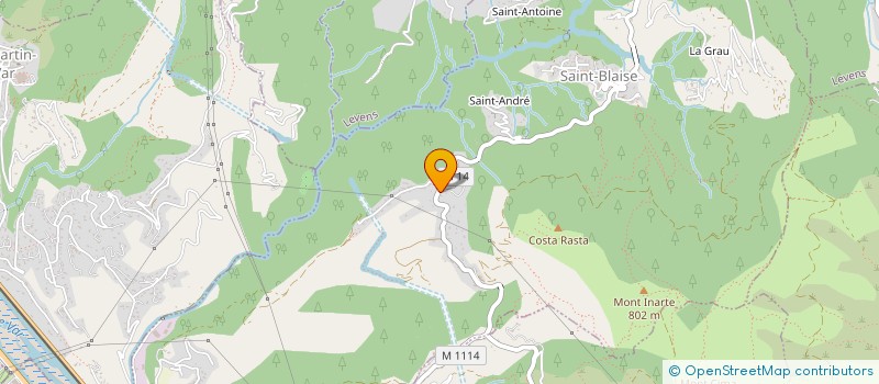 localisation de l'entreprise SCI BULLE  SAINT-BLAISE