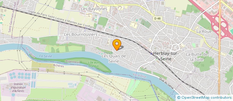 localisation de l'entreprise SCI BULLE & CO  HERBLAY-SUR-SEINE