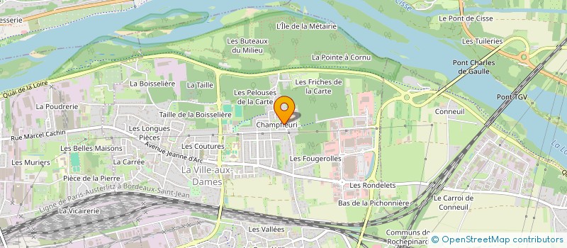 localisation de l'entreprise SCI BULLE D'R  LA VILLE-AUX-DAMES