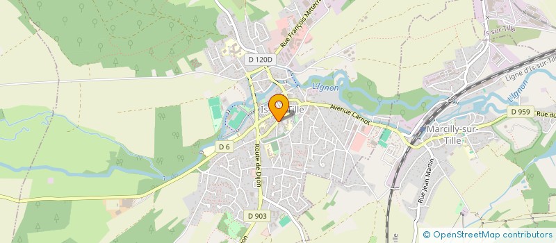 localisation de l'entreprise SCI BULLE & JERRY  IS-SUR-TILLE