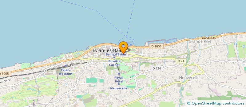 localisation de l'entreprise SCI BULLES  EVIAN-LES-BAINS