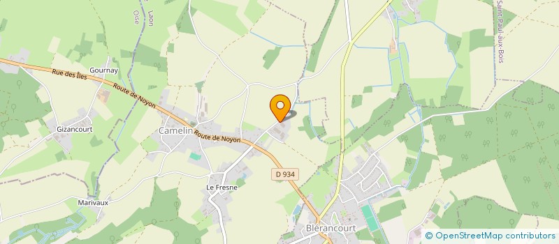 localisation de l'entreprise SCI BULLIT  CAMELIN