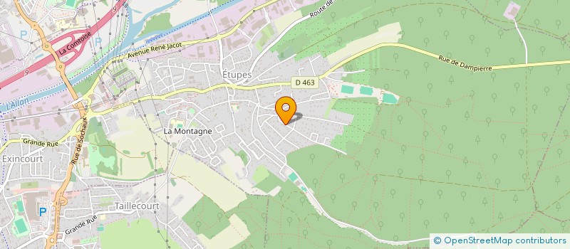 localisation de l'entreprise SCI BULLY  ETUPES