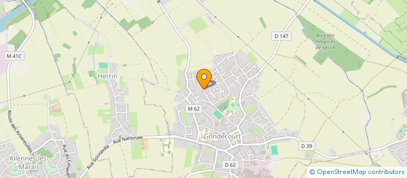 localisation de l'entreprise SCI BULODEUX  GONDECOURT