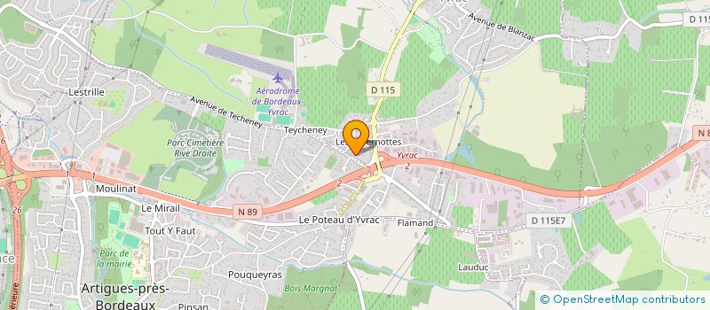 localisation de l'entreprise SCI BULUT  YVRAC