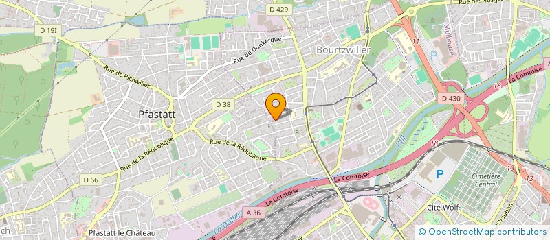 localisation de l'entreprise SCI BULUT  MULHOUSE