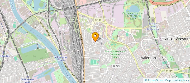 localisation de l'entreprise SCI BUMICA  VILLENEUVE-SAINT-GEORGES