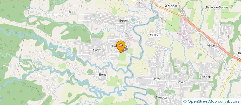 localisation de l'entreprise SCI BUNGALOWS BEL'ILE  SAINTE-ROSE