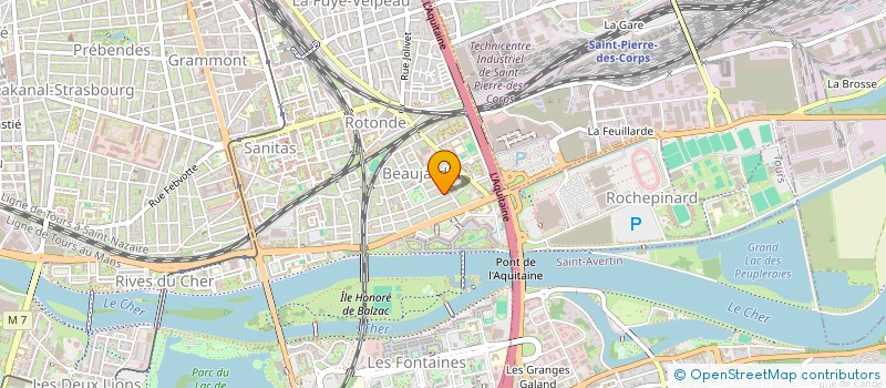 localisation de l'entreprise SCI BUONA STELLA & DOLCE VITA  TOURS