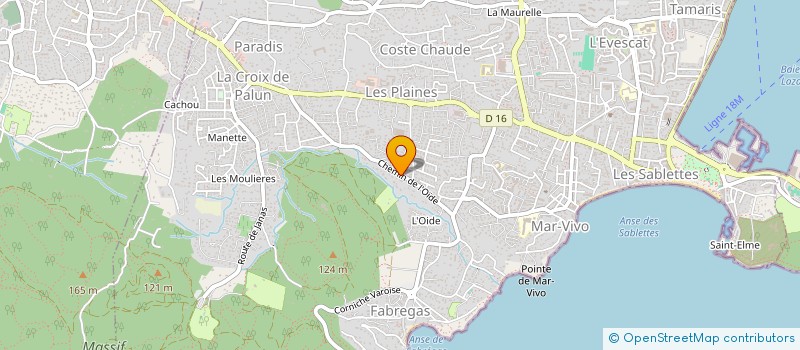 localisation de l'entreprise SCI BUP à LA SEYNE-SUR-MER