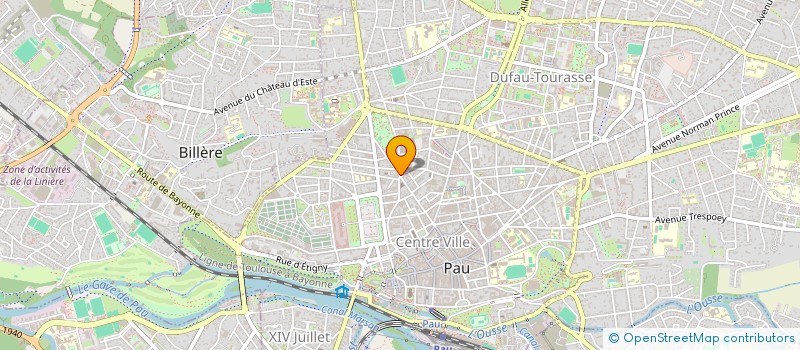 localisation de l'entreprise SCI BUQUET à PAU