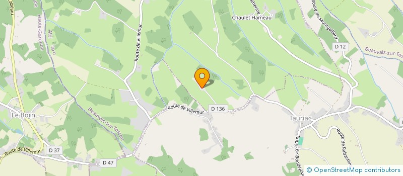 localisation de l'entreprise SCI BURAUD  SALVAGNAC