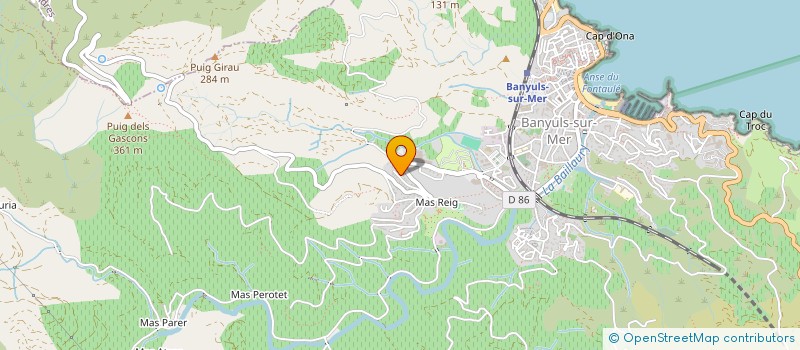 localisation de l'entreprise SCI BURCELIN ET AL  BANYULS-SUR-MER