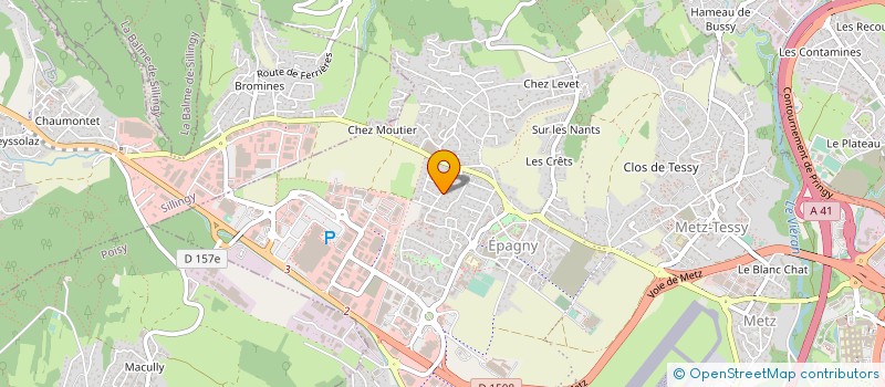 localisation de l'entreprise SCI BURDET IMMO  EPAGNY METZ-TESSY