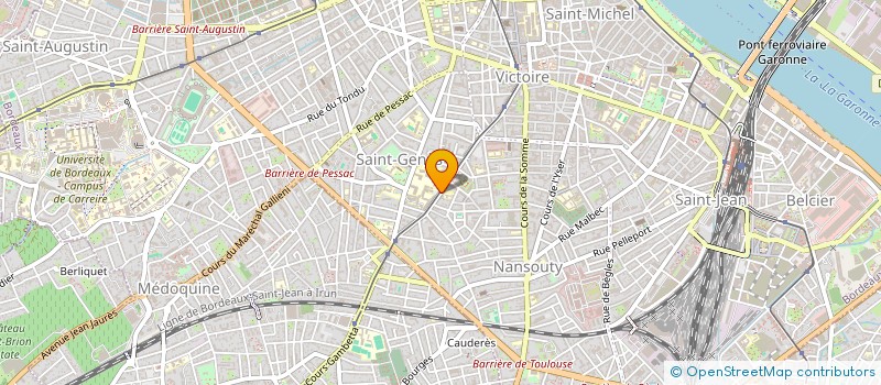 localisation de l'entreprise SCI BURDIGALA 212  BORDEAUX