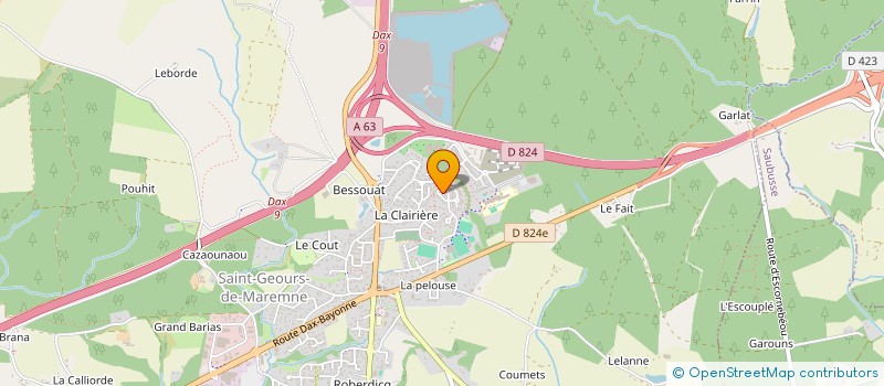 localisation de l'entreprise SCI BURDIGALA à TARNOS
