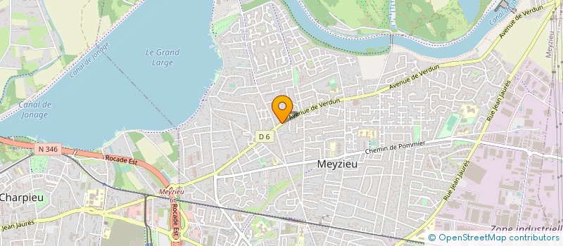 localisation de l'entreprise SCI BURDIMMO  MEYZIEU