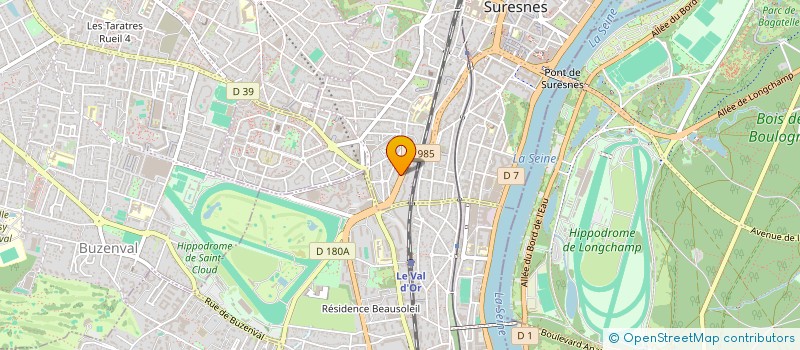 localisation de l'entreprise SCI BURE à SURESNES
