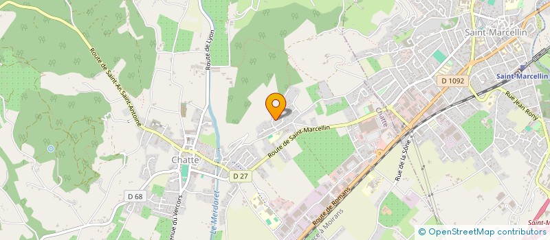 localisation de l'entreprise SCI BUREAU  CHATTE