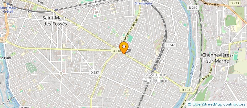 localisation de l'entreprise SCI BUREAU à SAINT-MAUR-DES-FOSSES