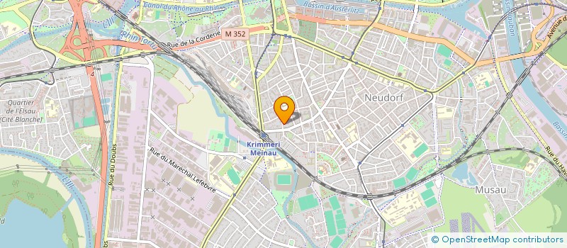 localisation de l'entreprise SCI BUREAU DE LA LICORNE  STRASBOURG