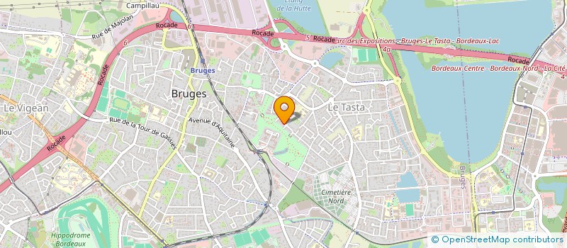 localisation de l'entreprise SCI BUREAU-LECLERCQ  BRUGES