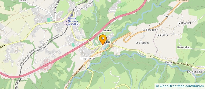 localisation de l'entreprise SCI BUREAU-NEYOURD IMMO  GROISY