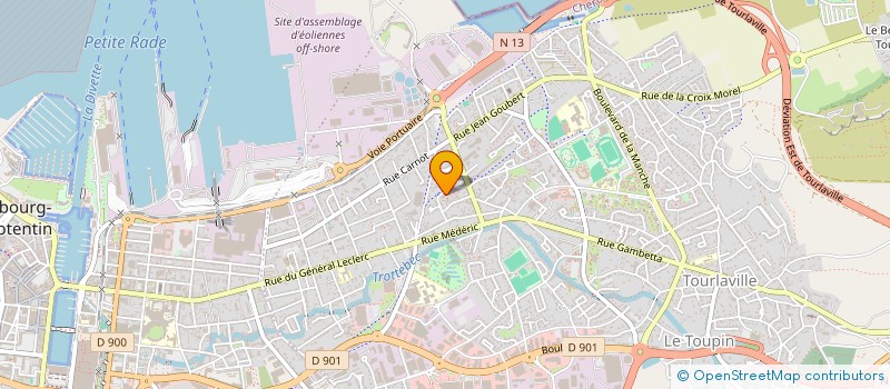 localisation de l'entreprise SCI BUREAU OUEST LOCATION à CHERBOURG-EN-COTENTIN