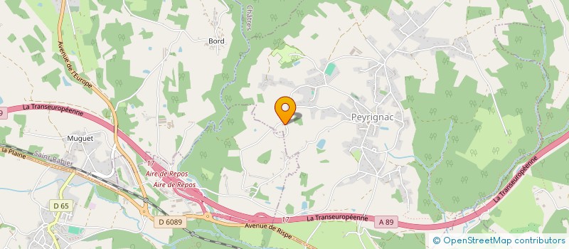 localisation de l'entreprise SCI BUREAU RUE DES PRAIRIES  AZERAT