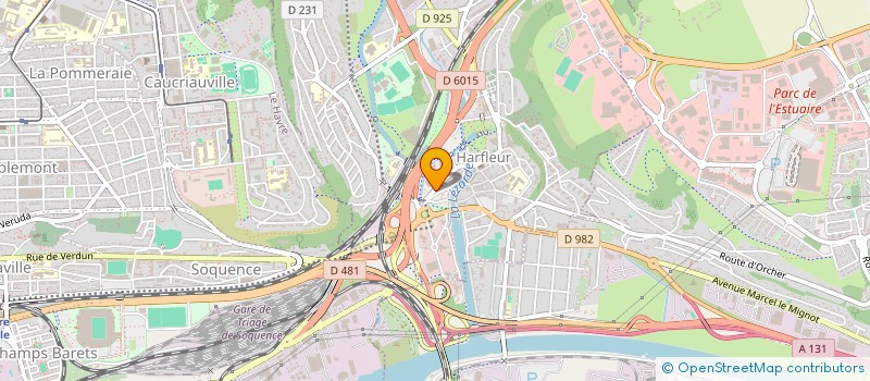 localisation de l'entreprise SCI BUREAULOC  HARFLEUR