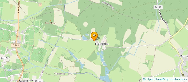 localisation de l'entreprise SCI BUREAUX 1  CHENOVES