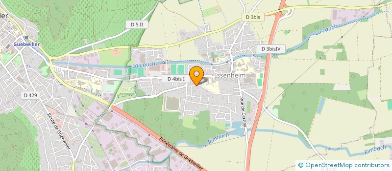 localisation de l'entreprise SCI BUREAUX 3M  BERGHOLTZZELL