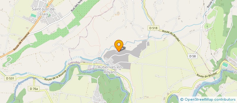 localisation de l'entreprise SCI BUREAUX DES ANTILLES  AUBERIVES-EN-ROYANS