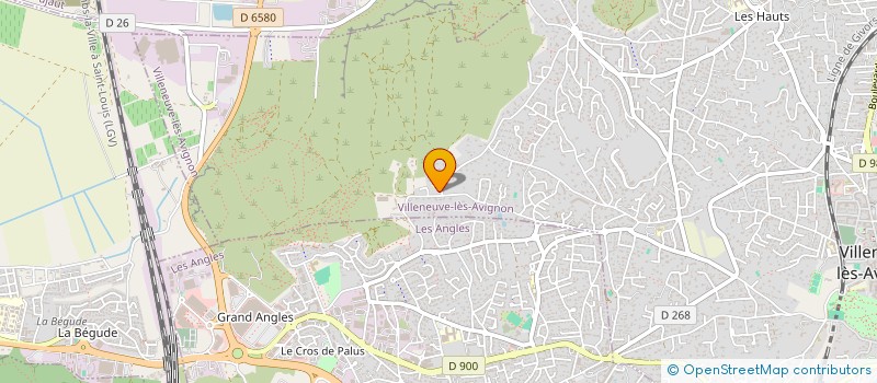 localisation de l'entreprise SCI BUREAUX GRAND GENEVOIS  VILLENEUVE-LES-AVIGNON