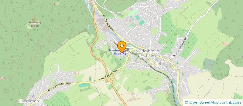 localisation de l'entreprise SCI BUREAUX HTF  NIEDERBRONN-LES-BAINS