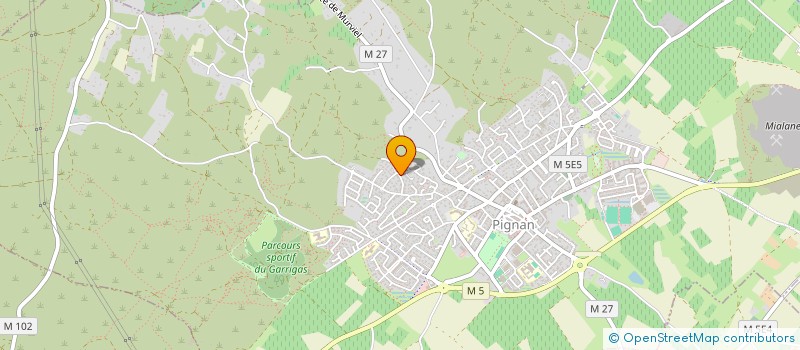 localisation de l'entreprise SCI BUREAUX MED3  PIGNAN