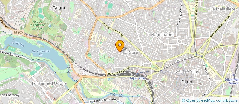 localisation de l'entreprise SCI BURELOUT PERE ET FILLES  DIJON