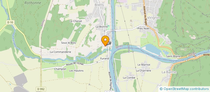 localisation de l'entreprise SCI BURELY  BRENS